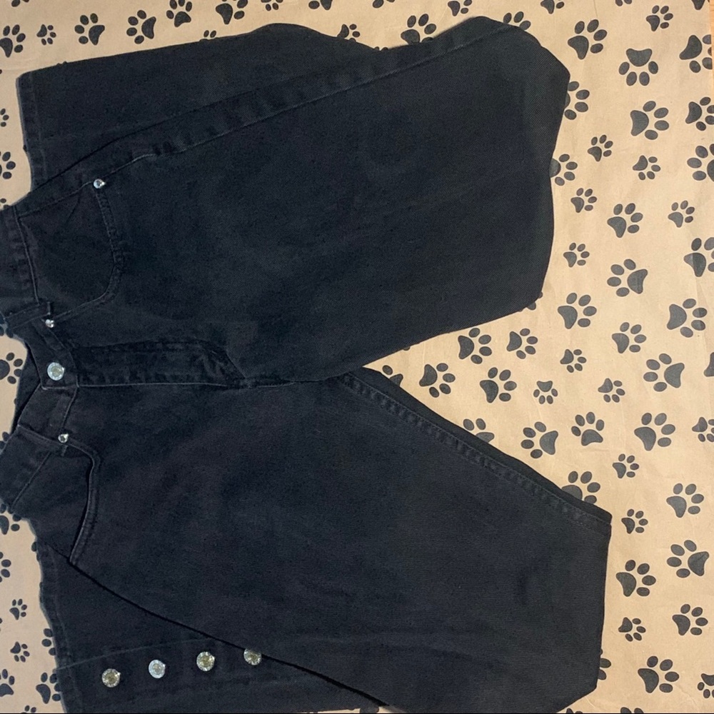 Vintage black detailed lawman jeans